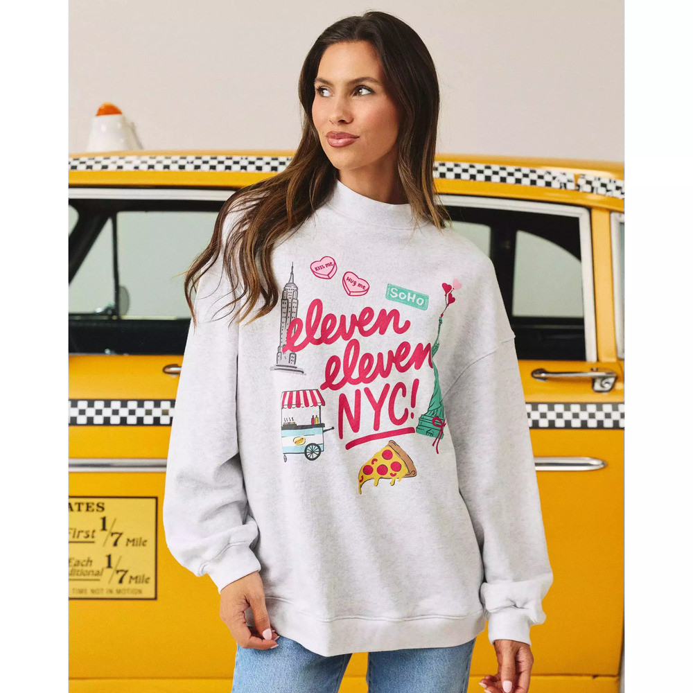 Eleven Eleven Limited Edition NYC Vintage Mockneck Size MM